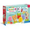 Cubes & Animaux Soft Clemmy - 6 cubes + 3 personnages + Livre