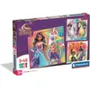 Clementoni Puzzles 3x48 mcx Académie Licorne