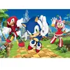 Puzzle - CLEMENTONI - Sonic - 104 pièces - Dessins animés et BD - Enfant
