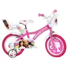 DINOBIKES Velo Enfant 14" BARBIE - 4 à 6 Ans - Rose