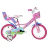 DINOBIKES Velo Enfant 16" PEPPA PIG - 5 à 7 Ans - Rose