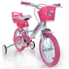 Dino Bikes bikes 144R-UN Licorne Vélo Blanc/Rose