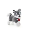 Jouet en peluche - Trudi - Husky Marcus bébé - Multicolore - 24cm