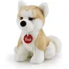 Peluche Akita Ascanio 19 cm Marron Clair/Blanc - TRUDI - Mixte - Intérieur - Plush