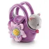 Trudi Poupée Kitten In A Purple Bag With A Flower 29729