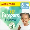 Couches Pampers Harmonie - Taille 5 - 70 couches
