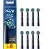 Pack de 8 brossettes pour brosse à dents Oral-B Pro Cross Action Noir