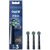 Oral-B Pro Cross Action Noire Brossettes Pour Brosse À Dents, 3 Unités