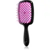 Janeke Superbrush kappersborstel voor het ontwarren van het haar Zwart-Fuchsia
