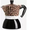 Cafetière italienne BIALETTI Moka Induction 4 cups D&G Leopard