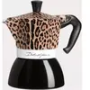 Cafetière italienne BIALETTI Set moka 3 tasses D&G Leopard