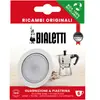 Bialetti Filter&Siliconen Ring Brikka 4 kops & Moka Inductie 6 kops