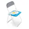 Chaise pliante en métal Studio Job Blow cm. 44 H.47/80 Egg Seletti