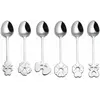 Guzzini Love Lot de 6 cuillères à café en Acier Inoxydable 18/10 Argen...