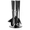 Guzzini - Cooking, Set 5 Louches Anti-Adhésives avec Socle - Chromé, 1...