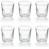 Guzzini - Gocce, Set 6 gobelets en verre Everyday - Transparent, Ø 8,5 x h9 cm - 08150000