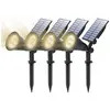 TREETALK 4 Pack Spot Solaire Extérieur t-sun Éclairage Solaire Extérie...