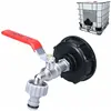 PZCC Robinet de cuve de récupération deau 1000L   Adaptateur IBC S60X6...