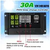 CHANGM 30A 12V24V AUTO LCD PWM Panneau solaire Régulateur Contrôleur de charge