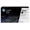 HP 504X - pack de 2 - à rendement élevé - noir - originale - LaserJet - cartouche de toner (CE250XD)