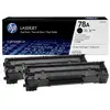 HP 78A - pack de 2 - noir - originale - LaserJet - cartouche de toner ...