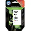 Hp 300 Pack De 2 Cartouches D'Encre Noire Et Trois Couleurs Authentiques (Cn637Ee) Pour Deskjet F4580 Et Photosmart C4680/C4795