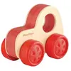 Plan Toys Ma première voiture en bois d'hévéa rouge