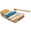 Encastrement en bois Plantoys Xylophone couleurs tendresse