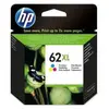 HP 62XL - À rendement élevé - couleur (cyan, magenta, jaune) - origina...