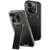 UNIQ Heldro Mount case met standaard iPhone 15 Pro Max 6,7" smoke/damp...