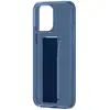 UNIQ hoesje Heldro Mount met standaard iPhone 15 Pro 6.1" blauw/ultama...