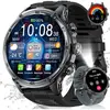 WEISS CANNON Militaire Montre Connectée Homme Avec 1,85'' Hd Grand Écran/Led Lampe/710Mah Batterie,Smartwatch Homme Avec 100+ Modes Sporti