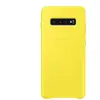 Samsung Galaxy S10 Plus Cover Cuire Jaune