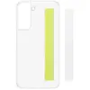 Samsung Coque transparente avec lanière G S21FE Blanc
