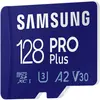 Samsung Carte Micro-SD PRO PLUS 128 Go avec adaptateur SD