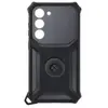 Coque renforcée avec support amovible pour Samsung Galaxy S23 5G Gris Anthracite