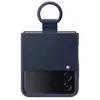 Samsung Silicone Cover avec Ring pour Galaxy Z Flip4 - Navy