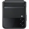 Samsung Flap Leather Cover pour Galaxy Z Flip4 - Noir