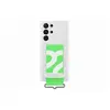 Samsung Coque Silicone avec lanière G S22Ultra Blanc