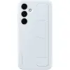 Coque en silicone avec lanière pour Samsung Galaxy S24+ Bleu Polaire