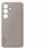 SAMSUNG Coque en silicone avec sangle pour Galaxy S24 - Taupe
