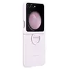 Samsung Silicone cover avec anneau pour Galaxy Z Flip5 - Lavender