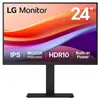 LG 24" 24BA55W-B (1920 x 1200 pixels, 24"), Moniteur, Noir