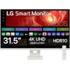 LG 32U721SA-W.AEU Smart Monitor - 4K UHD, webOS, Apple Airplay 2