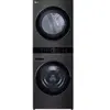 Lave linge séchant hublot LG F761TOWERB2 WashTower