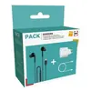 Pack Samsung Ecouteurs filaires USB-C Intra-auriculaires Blanc + Adapt...