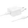 Samsung 45W PD Power Adapter Kabel white (45 W), Chargeur USB, Blanc