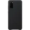 SAMSUNG LEATHER COV.BLACK GAL.S20