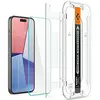 Verre trempé Glas.TR EZ-FIT iPhone 15 Pro - Spigen - Transparent