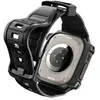 Spigen bandje Geschikt voor Apple Watch Watch Ultra 49mm - Rugged Armor Pro - Zwart